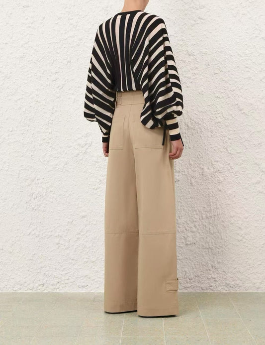 Striped Soft Knit Sweater