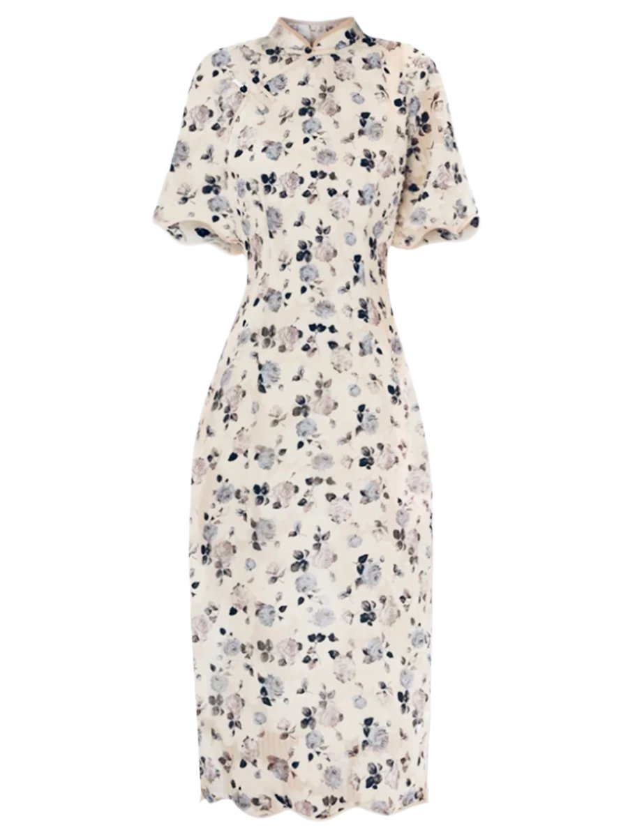 Qipao - Trimmed Midi