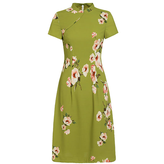 Qipao - Soft Material Knee Length