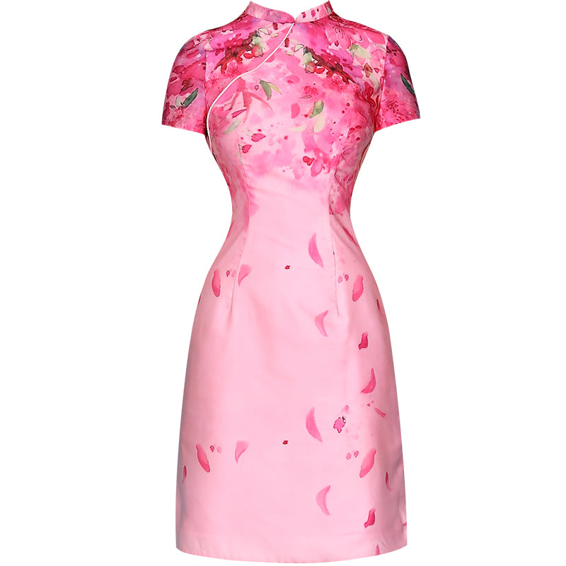 Qipao - Soft Material Knee Length