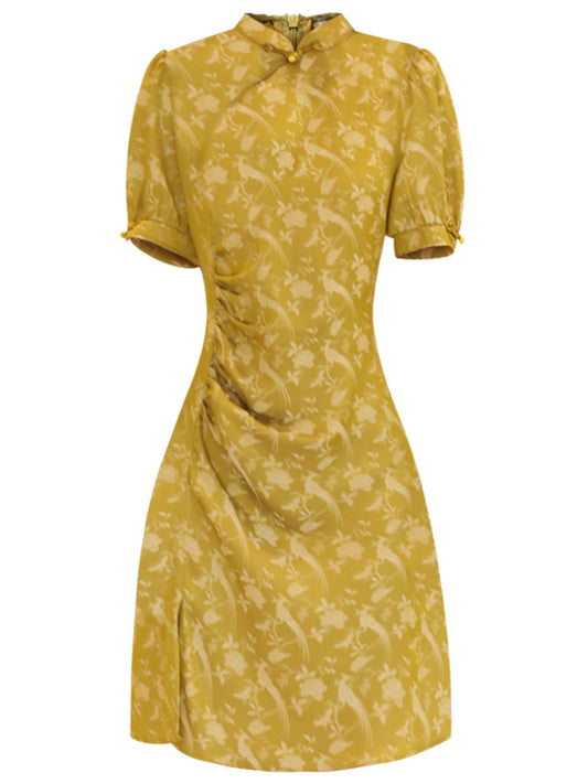 Qipao - Sateen Printed