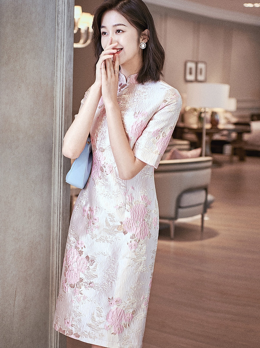 Qipao - Glitter Jacquard