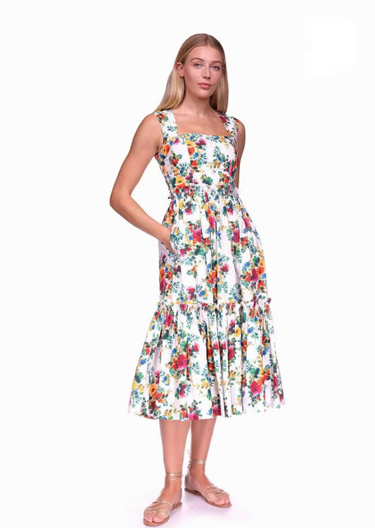 Summer Cotton Printed Dress