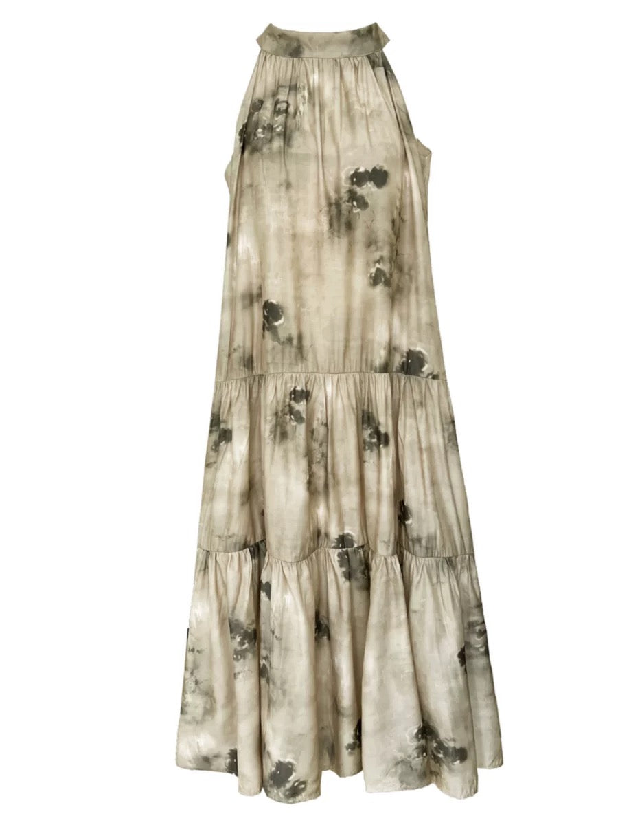 Halter-Neck Maxi Dress