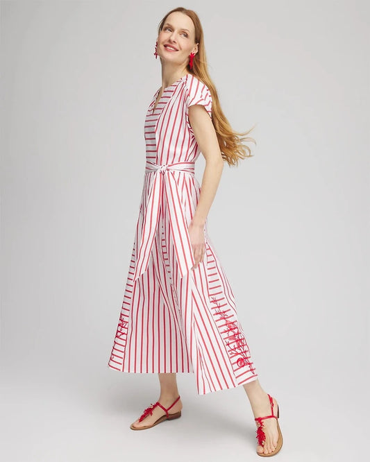 Cotton Striped Dress