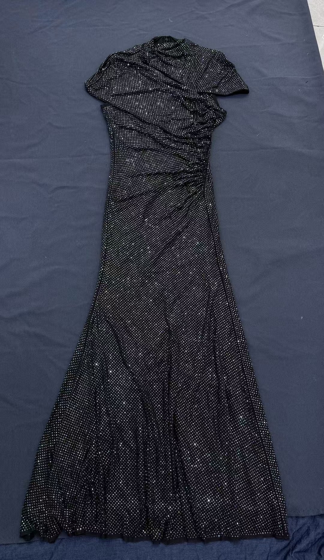 Mesh Rhinestone Dress
