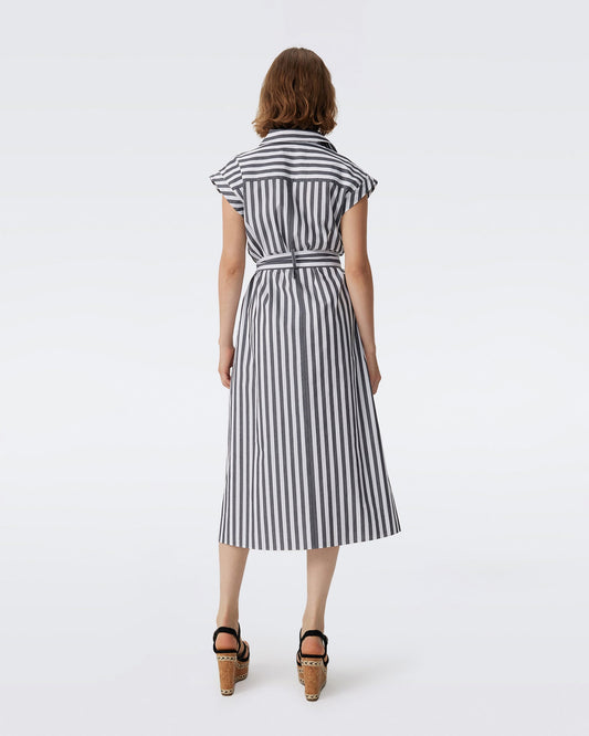 Striped Shirt Dress