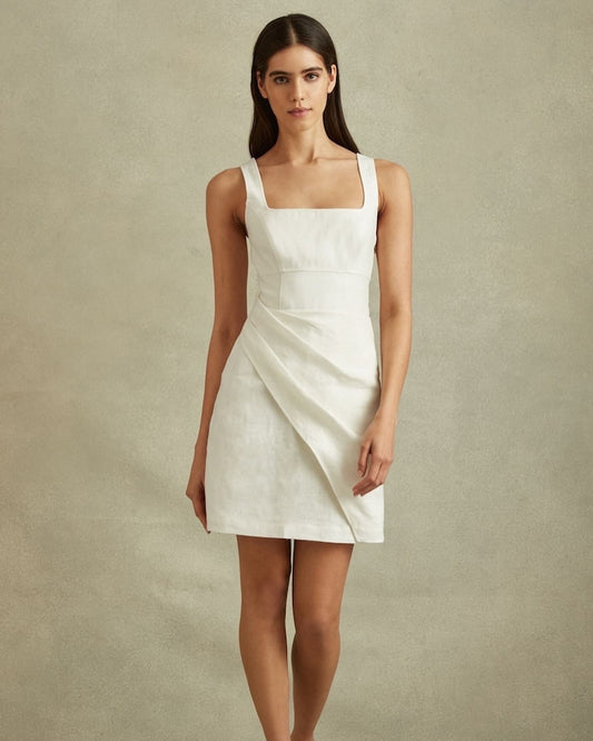 Linen Mini Dress