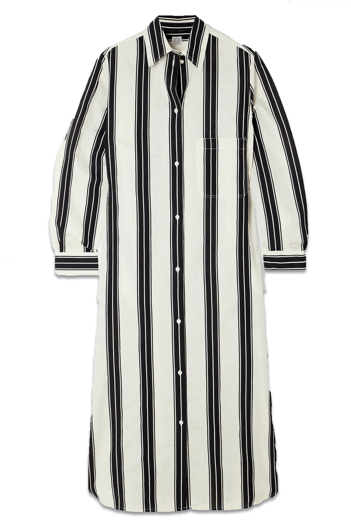Striped Shirt Dress