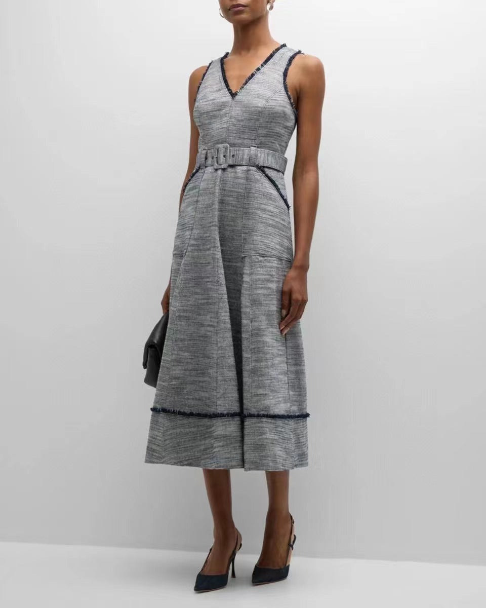 Metallic Evening Dress