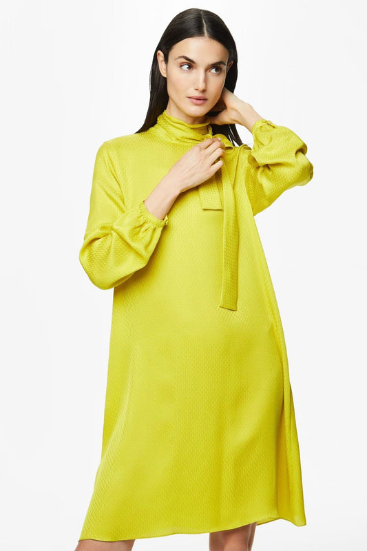 Silk Jacquard Dress