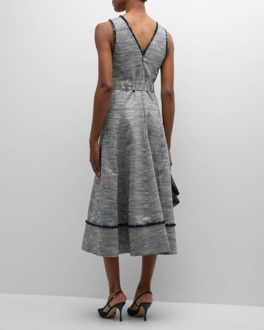 Metallic Evening Dress