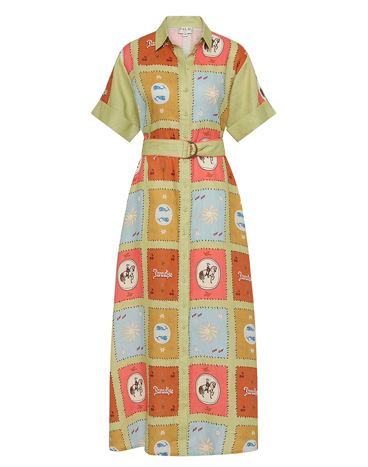 Linen Summer Shirt Dress