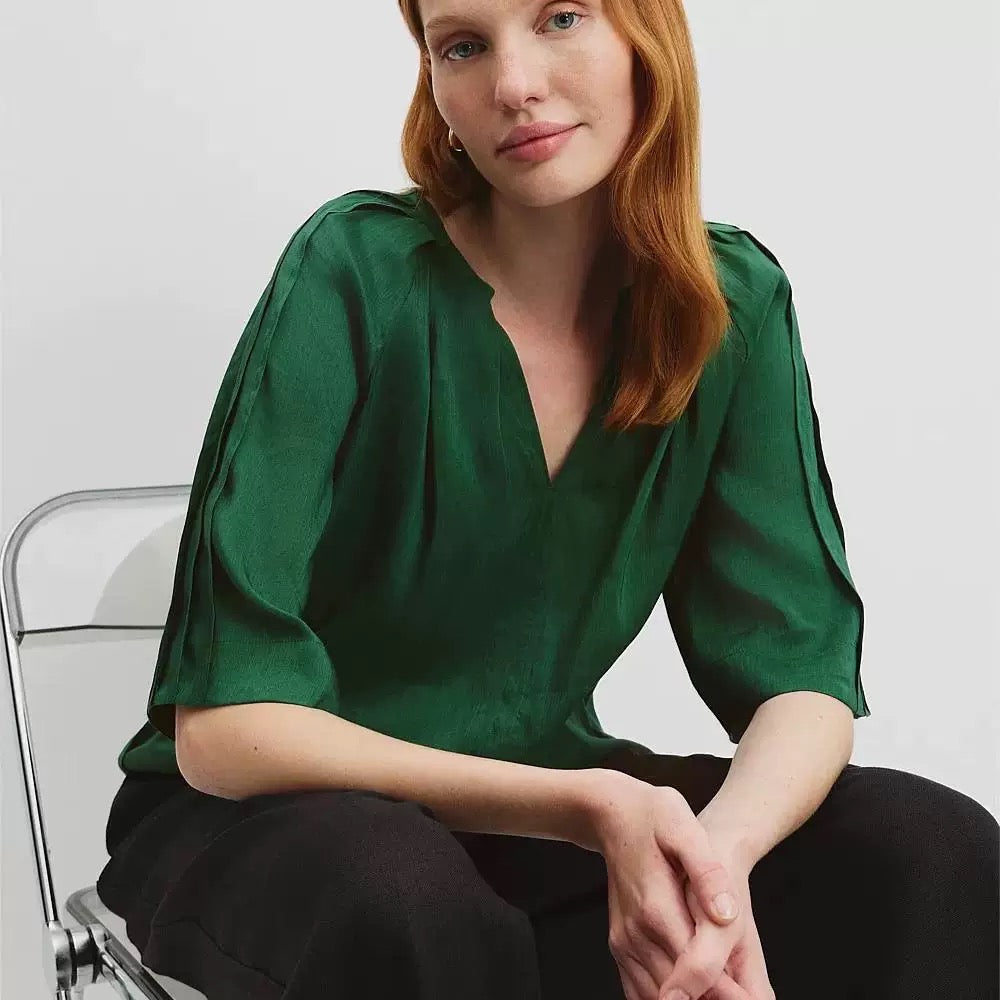 Silk Linen Top