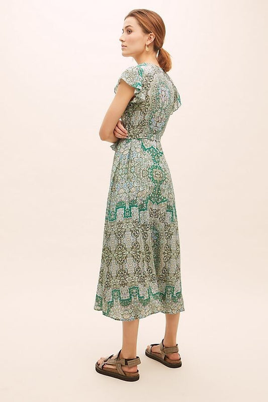 Viscose V-Neck Dress