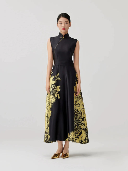 Mulberry Silk Qipao Dress