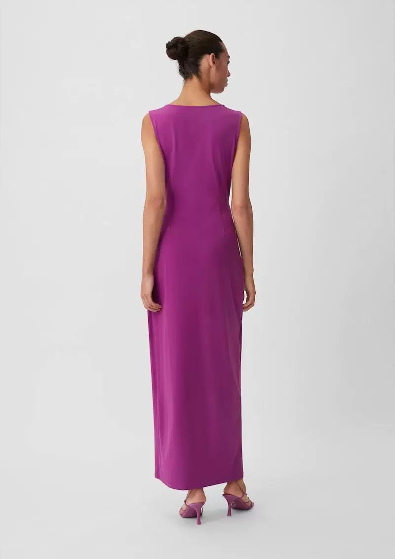 Spandex Overlap Maxi Dress