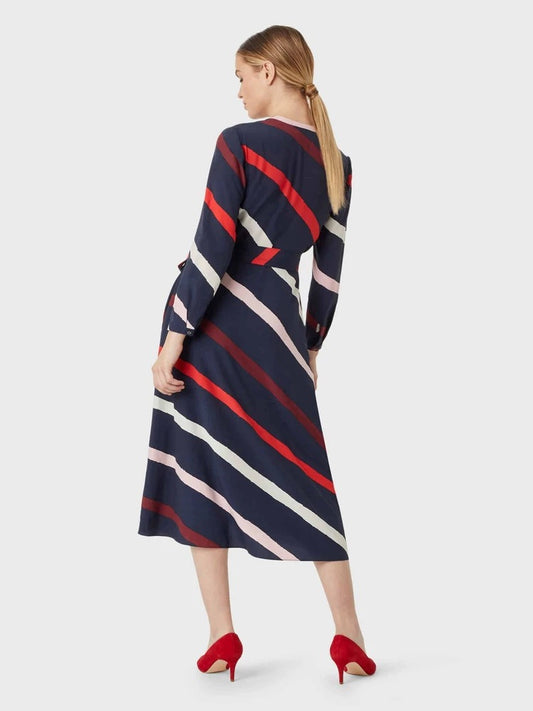 Rayon Striped Dress