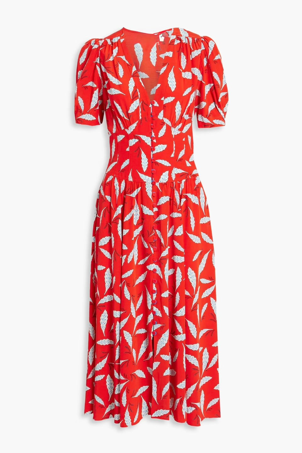 Rayon Printed Midi Dress
