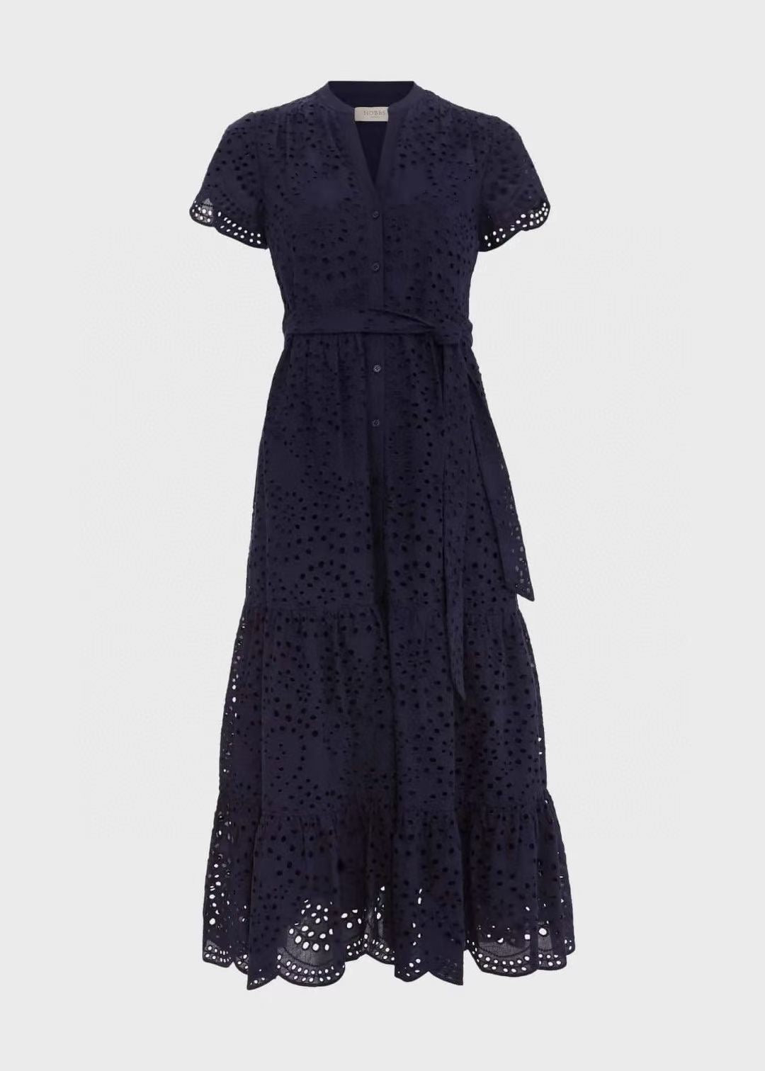 Full Eyelet Midi Dress