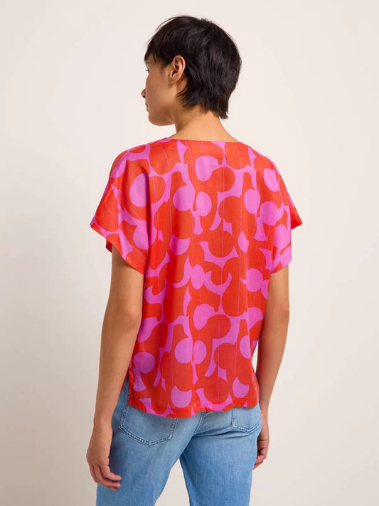 Tencel V-Neck Blouse