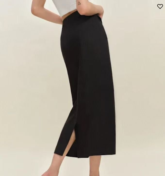 Linen Midi Skirt