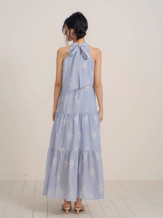 Embroidered Maxi Dress
