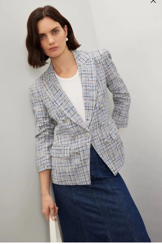 Tweed Double-Breasted Jackt