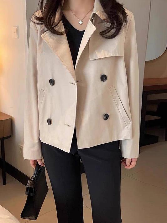 Cropped Trench Jacket