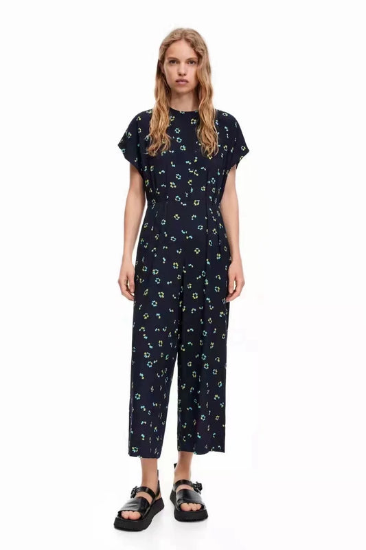 Rayon Printed Jumpsuit