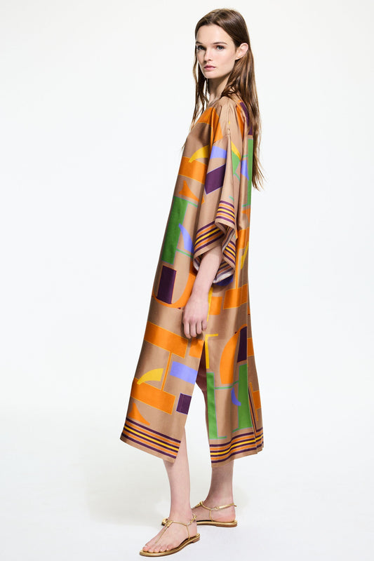 Silk Oversize Dress