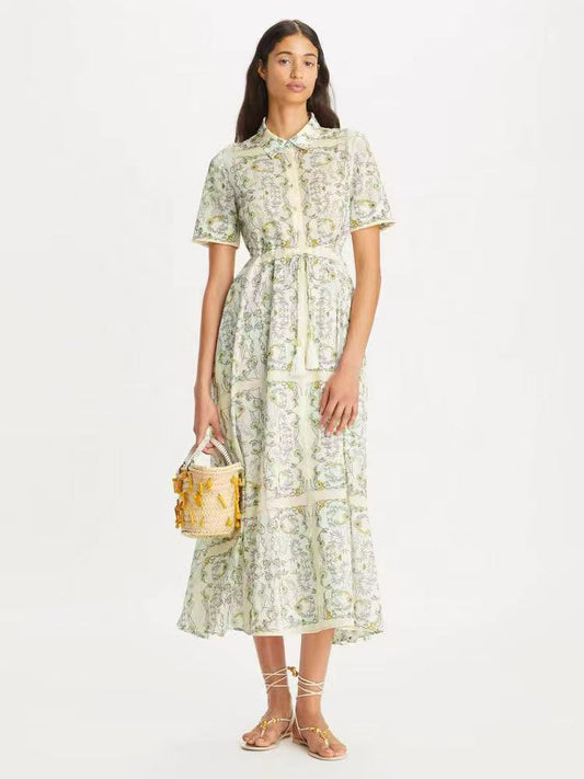 Soft Cotton Printed Dress