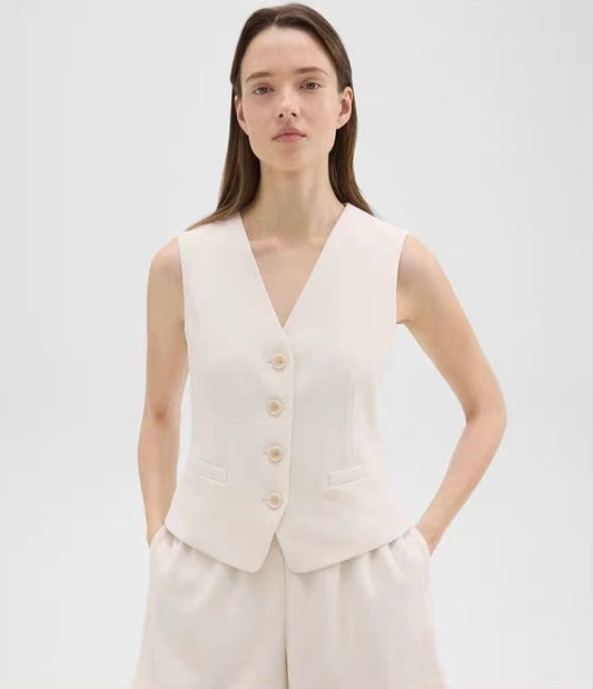 Crepe Vest