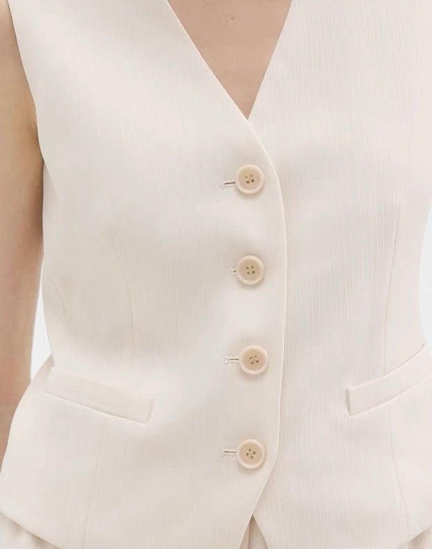 Crepe Vest