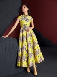 Qipao Jacquard Gown