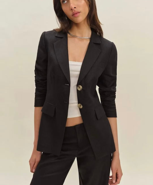 Linen Lined Fitted Jacket