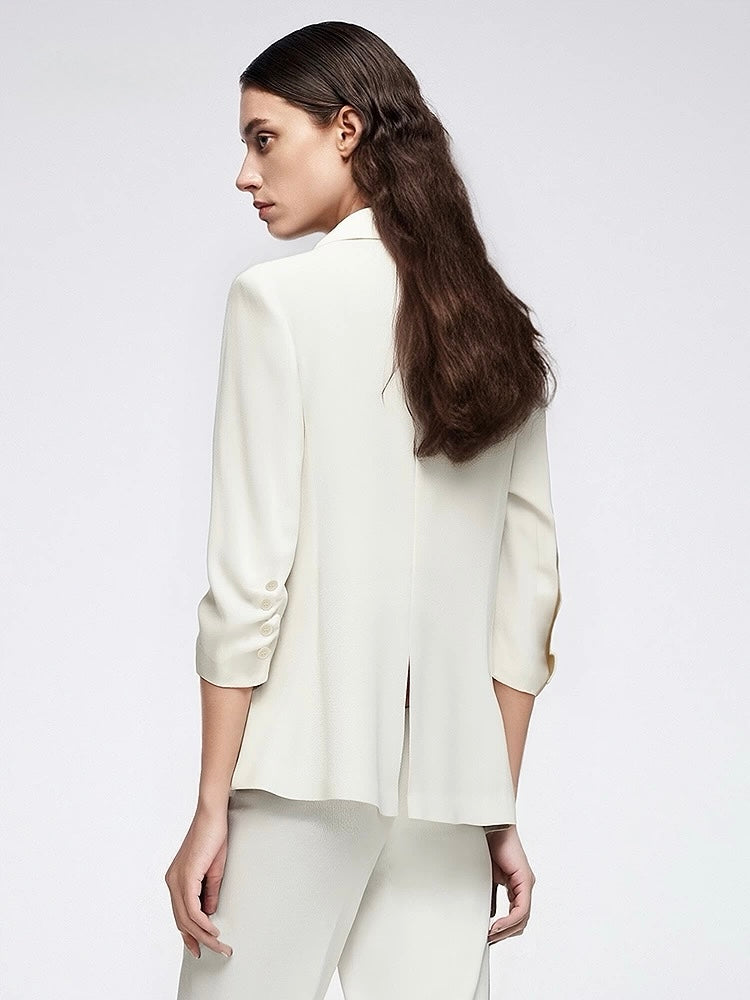 Triacetate Fold Sleeve Jacket