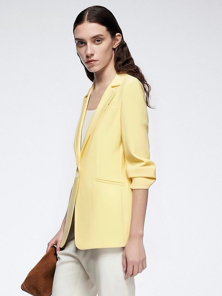 Triacetate Fold Sleeve Jacket