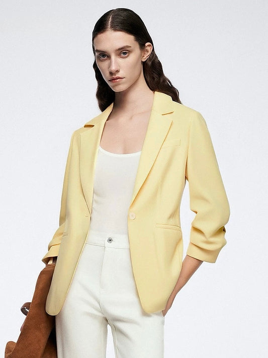 Triacetate Fold Sleeve Jacket