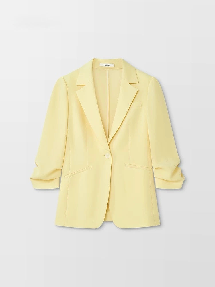 Triacetate Fold Sleeve Jacket
