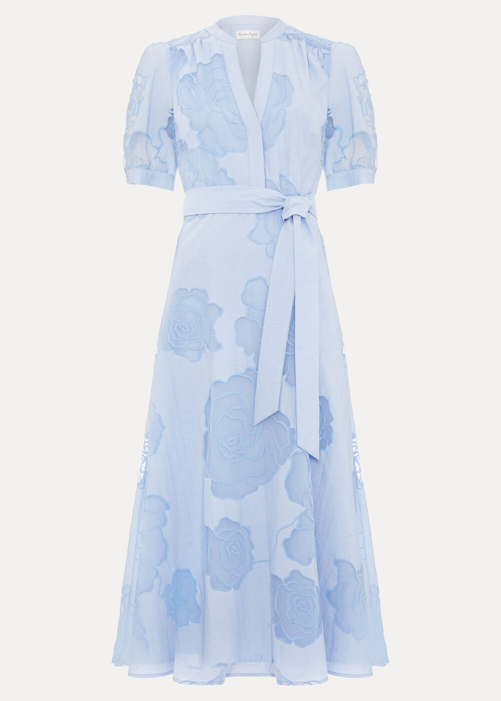 Jacquard Shirt Midi Dress