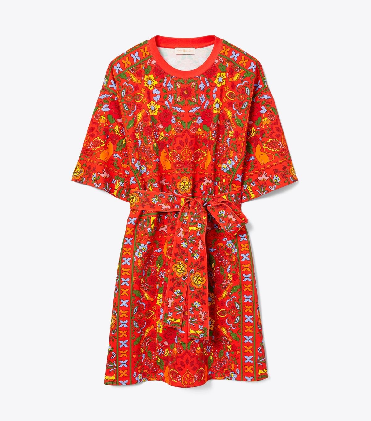 Knit Printed Loose Dress