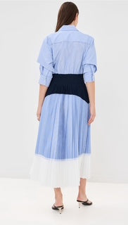 Cotton Shirt Midi Dress