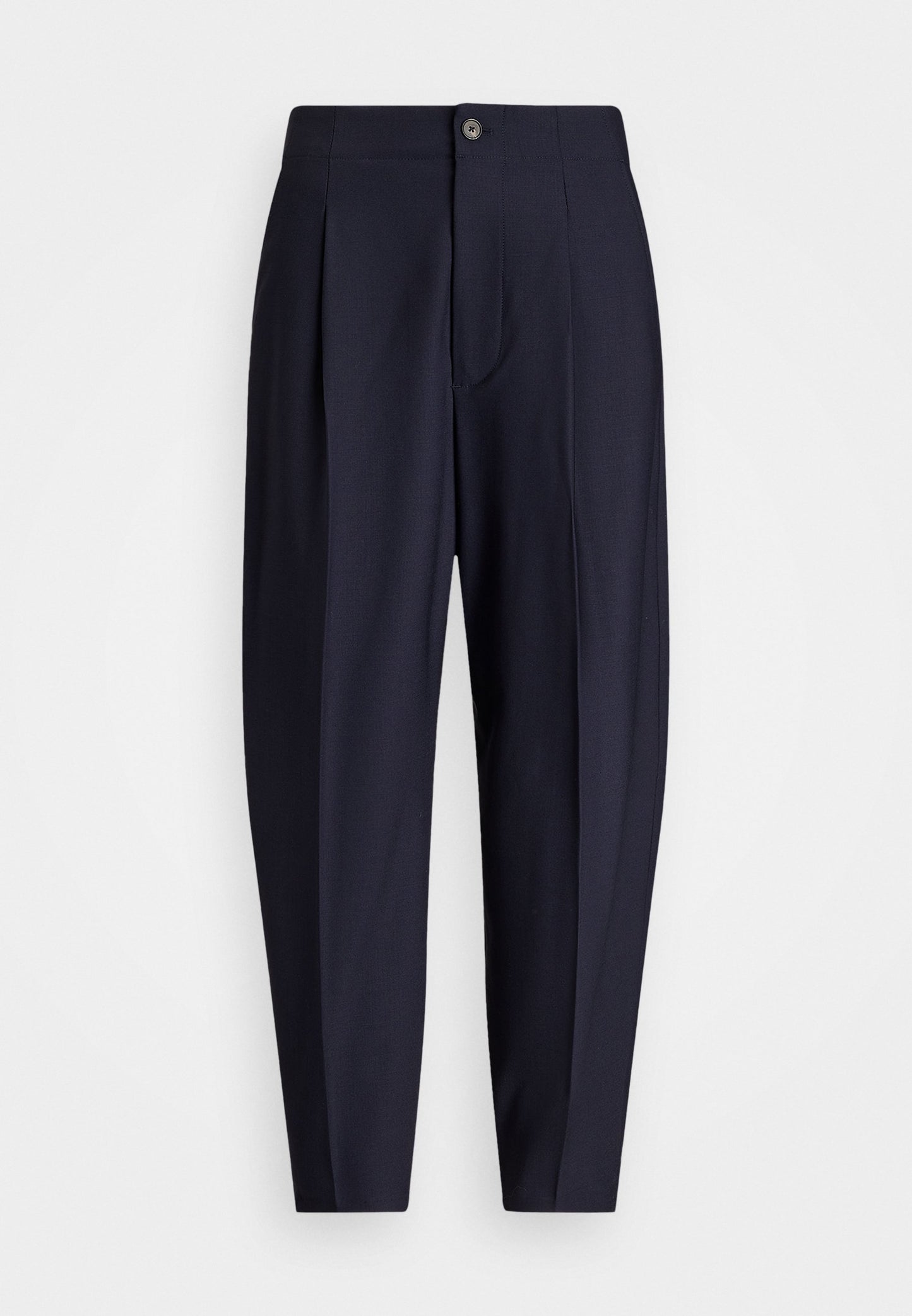 Light-Wool Cropped Pants