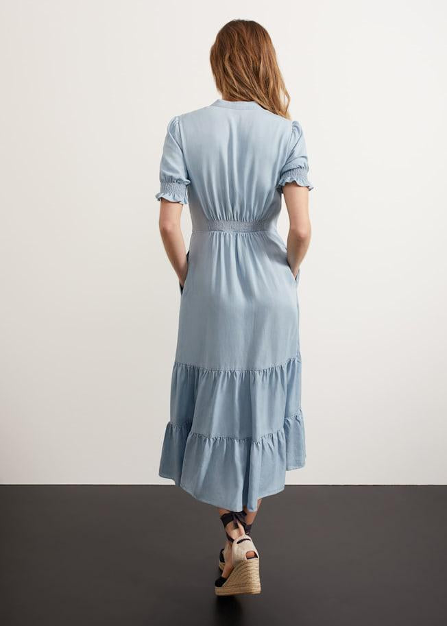Lightweight Chambray Dress