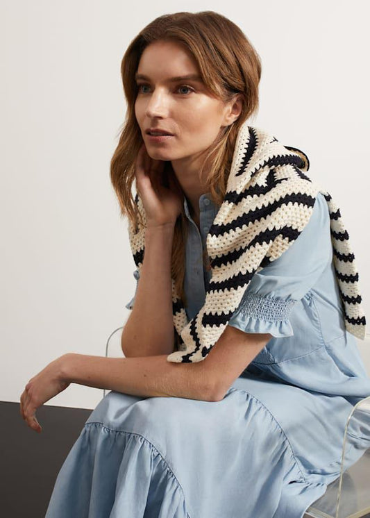 Lightweight Chambray Dress