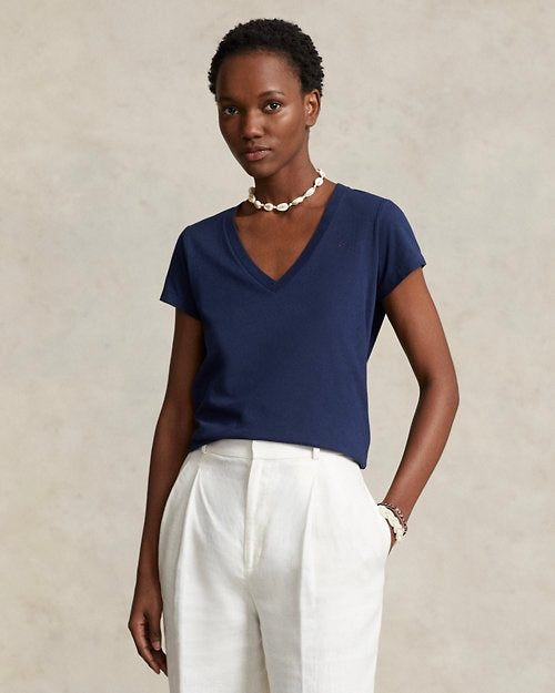 Cotton V-Neck Tee