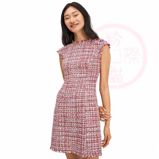 Tweed Pink Dress