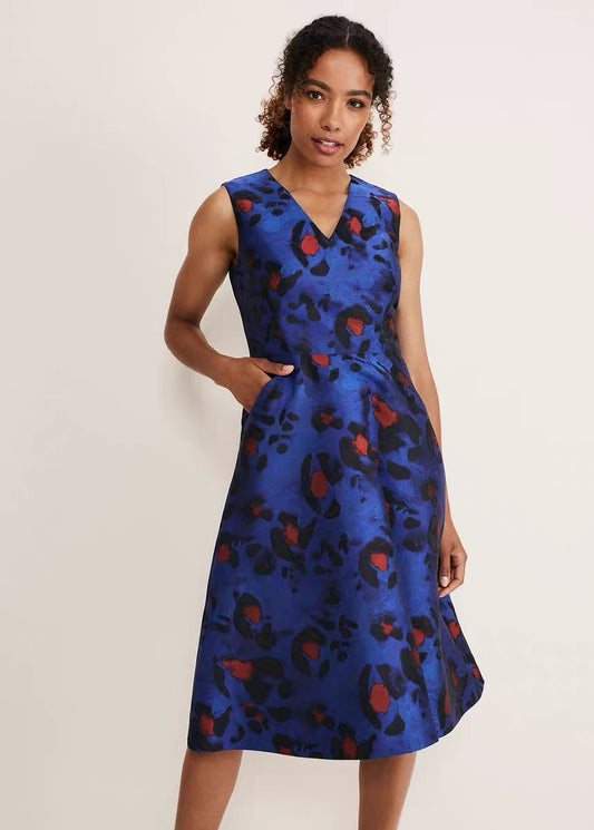 Jacquard Fit&Flare Dress