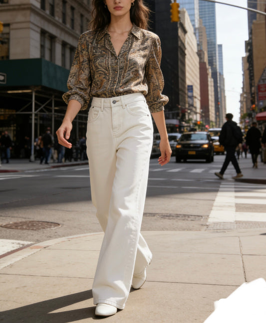 Le-Slim Palazzo Jeans